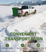 New Trash Can Hauler Hitch Trash Can Transporter, Wheeled Garbage Can Towing Carrier-3