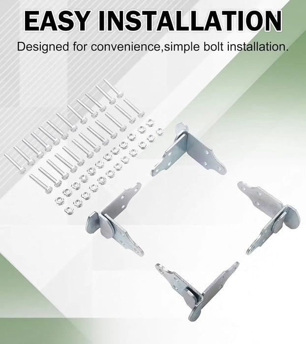 4 Sets Trailer Wood Sides Brackets Latch Rack Stake Body Gates Corner-4