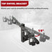 Dual Trash Can Hauler,Wheeled Garbage Can Towing Trailer Hitch Outdoor Trash Can Transporter Hauling Hitch Carrier-4