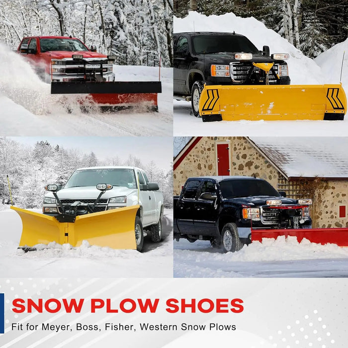2 Pcs Snow Plow Shoes Skids Foot-4