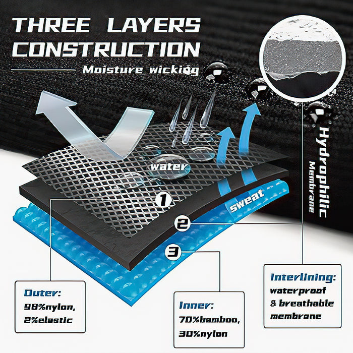 Breathable Waterproof Crossing Dri-nit Socks Coolmax