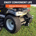 Lawn Mower Trailer Towing Hitch, Garden Tractor Pro Hi Hitch Compatible with John Deere Cub Cadet Husqvarna Craftsman Riding Mowers-4