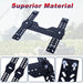 Universal Atv Snow Plow Mount Bracket with Black Powder Coating-4