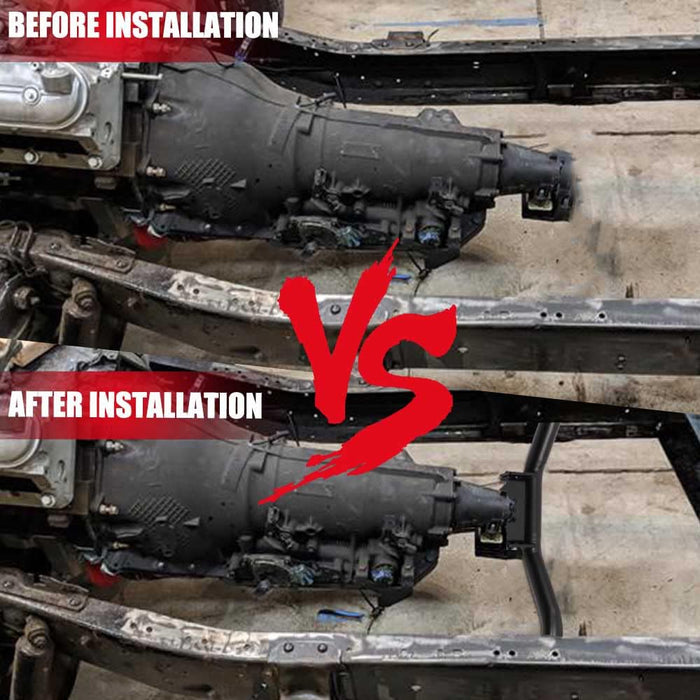 Adjustable Transmission Crossmember with Black Powder Coating-4