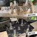 2pcs Rear Axle Leaf Spring U Bolt Plate Bracket-4