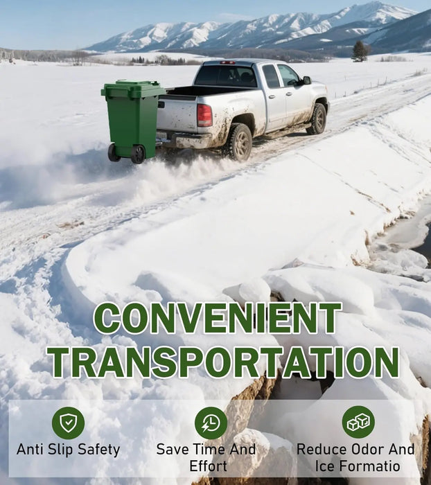 2" Trash Can Hauler Grabber Hitch Reciever, Garbage Hauling Towing Hitch Attachment-4