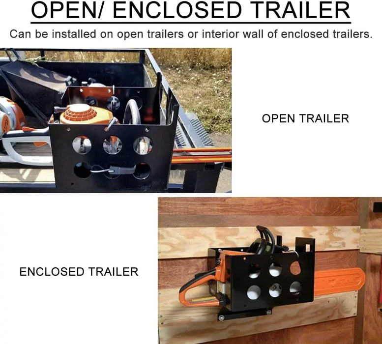 Multi-Rack for Landscape Trailer and Truck Holds Chainsaws/Hedge Trimmers/Handheld Blowers-4