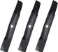 UC22009 3pcs Lawn Mower Blades Mower Replacement Parts with 48" Deck Fit for John Deere Mowers Replaces OEM # M145476 M127500 M127673-9