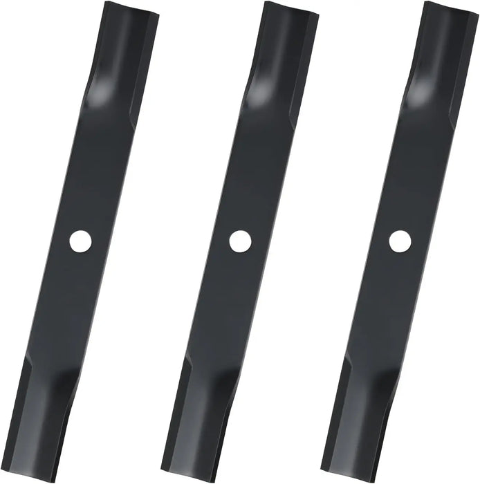 3Pcs Mower Blades Mulching Blade Fit for 60 Inch John Deer Lawn Mower High Lift Mower Blade Lawn Mower Parts OEM#: M141785,M87622,AM100538-9
