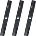 3Pcs Mower Blades Mulching Blade Fit for 60 Inch John Deer Lawn Mower High Lift Mower Blade Lawn Mower Parts OEM#: M141785,M87622,AM100538-9