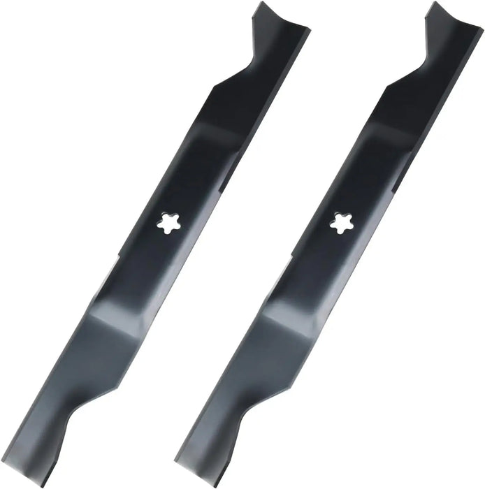  405380 2pcs Lawn Mower Blades Mulching Blade Fit for Most 46 Inch Craftsman Husqvarna Poulan Lawn Mower Parts Replaces OEM#: 405380,532405380,PP21011,Black-9