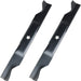  405380 2pcs Lawn Mower Blades Mulching Blade Fit for Most 46 Inch Craftsman Husqvarna Poulan Lawn Mower Parts Replaces OEM#: 405380,532405380,PP21011,Black-9