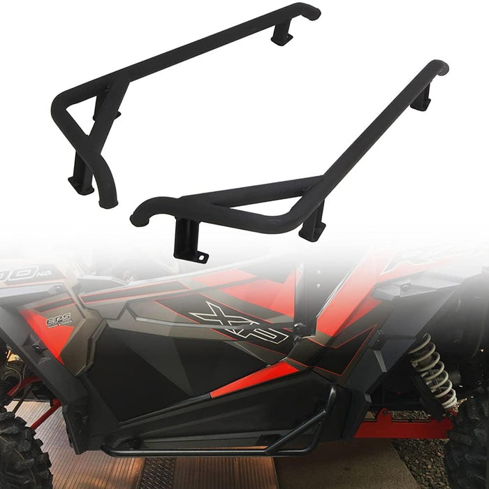 ELITEWILL Black RZR Nerf Bars Rock Sliders