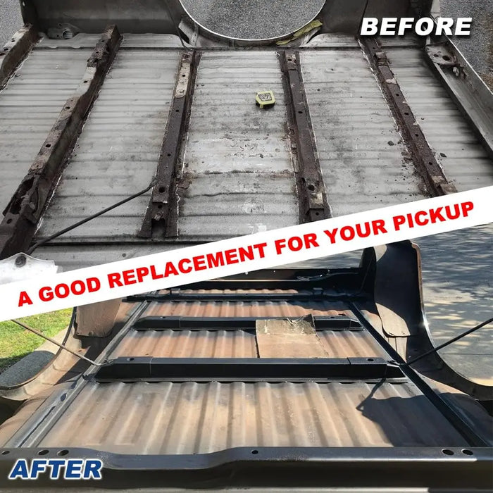 5pcs Long Truck Bed Floor Support Crossmember Kit with Mounting Hardware Fit-5