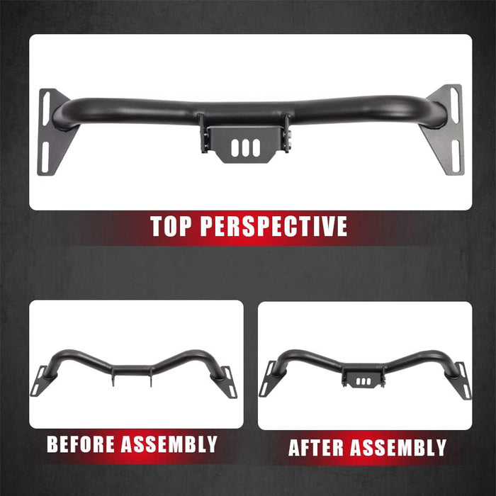 Adjustable Transmission Crossmember with Black Powder Coating-5