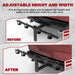 Dual Trash Can Hauler,Wheeled Garbage Can Towing Trailer Hitch Outdoor Trash Can Transporter Hauling Hitch Carrier-5