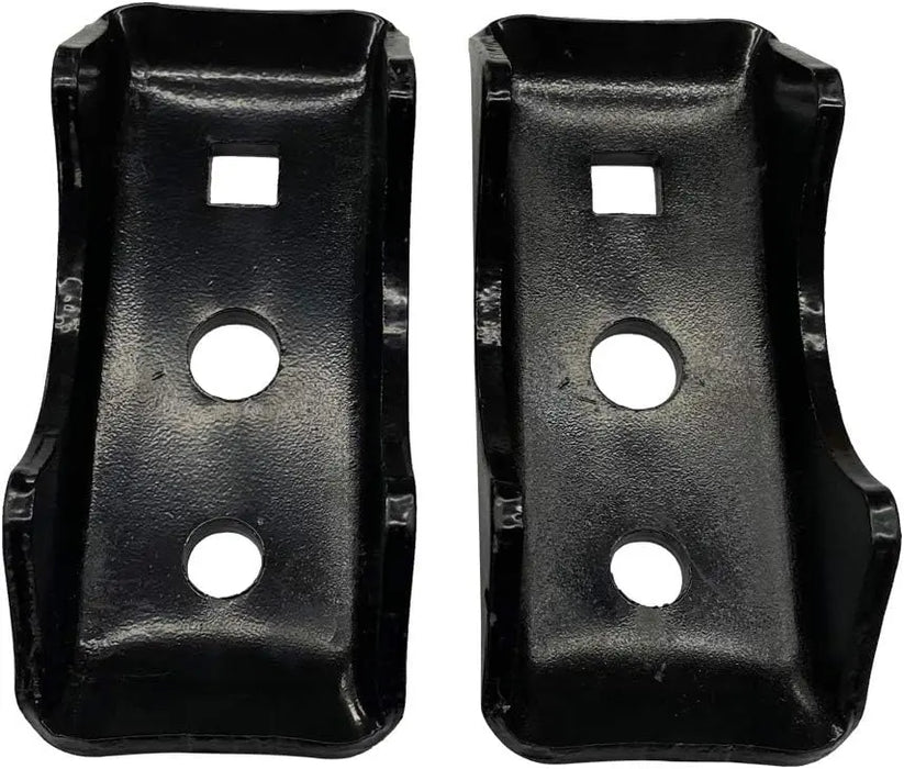 2PCS Steel Leaf Axle Spring Perch, Rear Seat Tube Mount-5