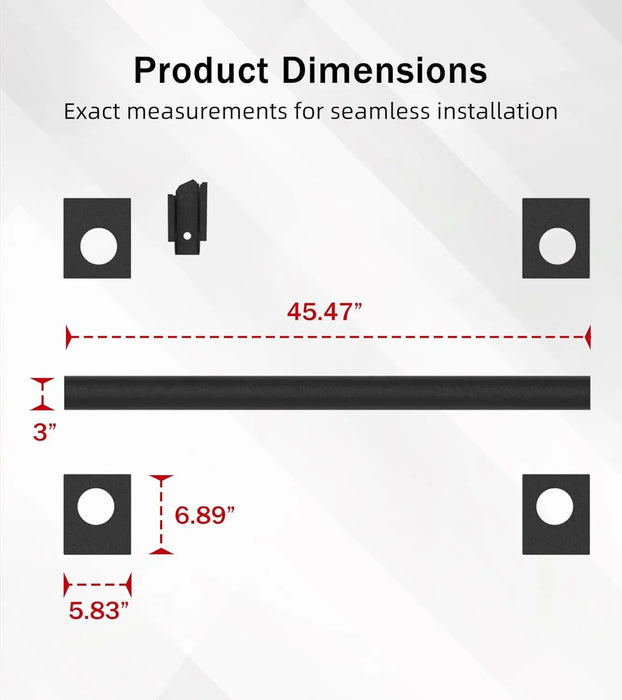 Rear Crossmember with Upper Shock Mount Fit for 2007-2017 Chevy Silverado and GMC Sierra Fuel Frame Cross Member Rear Spare Tire Support Crossmember Fit for Chevy Crossmember Accessories-2
