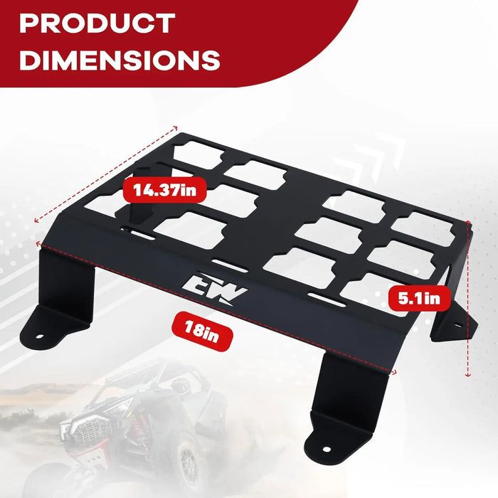 Packout Mounting Plate Compatible with Milwaukee Packout Fit for Polaris RZR XP 1000/ Turbo/ Turbo S 2014-2023 2 Doors and 4 Doors UTV Offroad-3