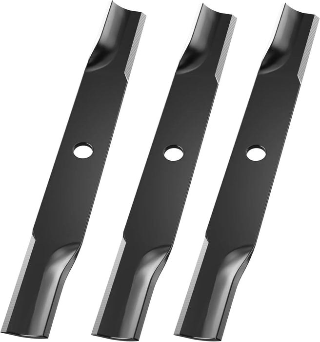 3Pcs Mower Blades Mulching Blade Fit for 60 Inch John Deer Lawn Mower High Lift Mower Blade Lawn Mower Parts OEM#: M141785,M87622,AM100538-1