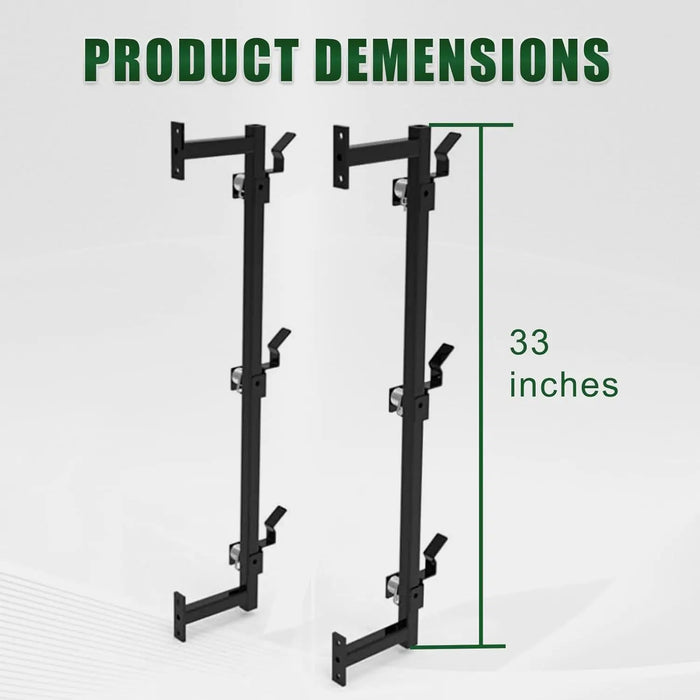 Weed Eater Racks for Enclosed Trailer Trimmer Rack Weedeater Rack for Trailer Landscape Truck Holder Lawn Equipment Accessories-5