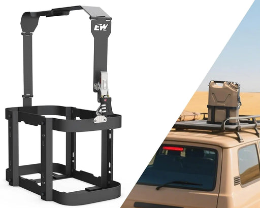 5 Gallon Water Containers Mount Holder, Lockable 20L Water Storage Bracket, Fit for Scepter Water Container & Gas Can Holder for Camping, RV, Off-Road and Overlanding-1