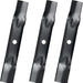 GY20852 3Pcs Mower Blades Set Fit for Most 48 Inch John Deere Lawn Mowers 145 155C D140 D150 D160 LA130 LA140 LA145 Replaces Lawn Mower Parts OEM #'s AM141035, GX21784, GX21786-1