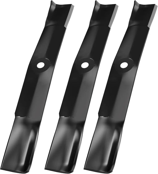 3pcs Lawn Mower Blades Mower Parts Fit for 54 inch John Deere Mowers Replaces OEM #'s M143520,UC22010,M145516,M135590,GX10066, Black-1