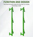 Weedeater Rack for Enclosed Trailer Weed Eater Trimmer Rack for Trailer Landscape Truck Holder Lawn Equipment Accessories Green-6