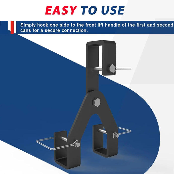  Wheeled Trash Can Couplers to Hook Multiple Wheeled Trash Containers-4