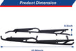 Maverick X3 Max Rock Sliders Black Side Nerf Bars OEM Style 4-Doors Tree Kickers-8