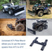 Universal Atv Snow Plow Mount Bracket with Black Powder Coating-6