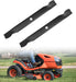 532138971 2pcs Lawn Mower Blades Mower Parts Fit for 42in Craftsman Husqvarna Poulan Lawn Mowers Replaces 138498,138971,532127843,532138498,127843,138971X431,134149,532134149-9