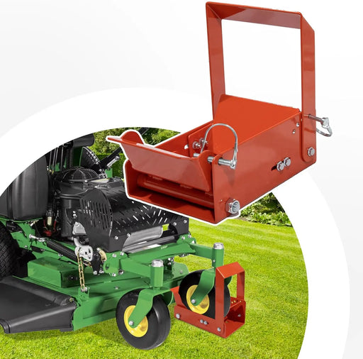 Lawn Mower Wheel Power Locker Caster Tire Lock Down to Landscape Trailer- for Tires with 7"-10" Diameter and 6.5" Width or Less-1