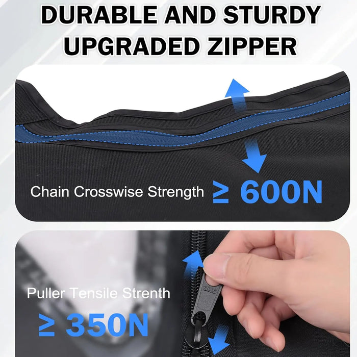 UTV Cab Enclosure Soft Full Cab Cover Compatible with Kawasaki Mule 600 610 610 4x4 XC (2015 & Older), Weatherproof Black with Zippered Windows Rear Panel, Durable All-Weather Protection-5