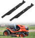  405380 2pcs Lawn Mower Blades Mulching Blade Fit for Most 46 Inch Craftsman Husqvarna Poulan Lawn Mower Parts Replaces OEM#: 405380,532405380,PP21011,Black-1