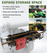 Universal Tractor Tool Box Tray with Bracket 46.5x15.6x5.7 Inch Extra Large Aluminum Tractor Tool Basket 180 LB Capacity Carrier for Farmers Landscapers Ranchers-2