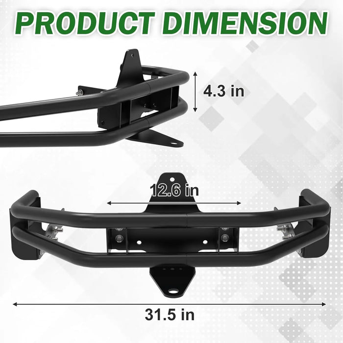 Zero-Turn Mowers Rear Bumper Bar and Hitch Kit Compatible with John Deere Z235 Z255 Z335E Z335M Z345M Z345R Z355E Z375R BM2448-2