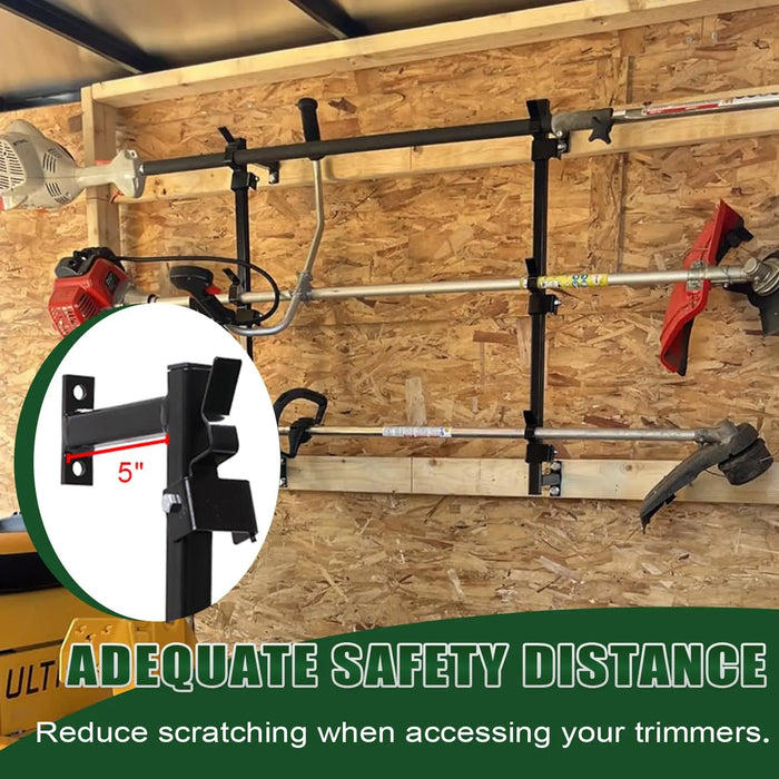 Weed Eater Racks for Enclosed Trailer Trimmer Rack Weedeater Rack for Trailer Landscape Truck Holder Lawn Equipment Accessories-2