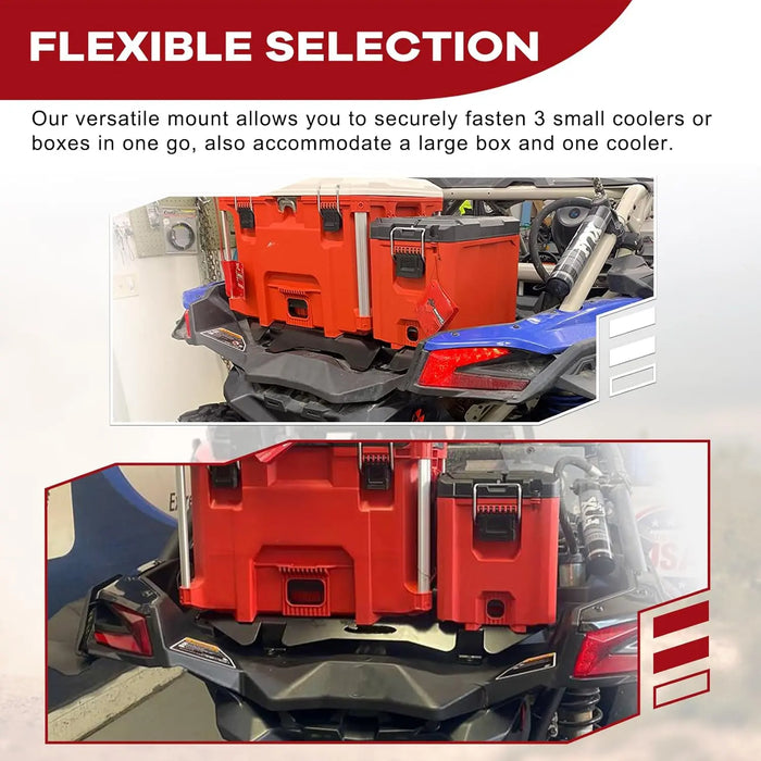  Packout Mount Compatible with Milwaukee Fit for Can-Am Maverick X3 2017-2023-4