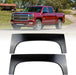 Truck Bed Upper Rear Wheel Arch Skin Repair Quarter Panels Fit for 2007-2013 Chevy Silverado 1500 2500HD Pickup 2 Pcs Black-1