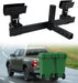  Dual Trash Can Hauler Allowing Backing-up High-Loading Garbage Can Towing Hitch Carrier Fit for Vehicle/Cars/Trucks/Golf Carts/ATV/UTV with 2" Hitch Receiver-1