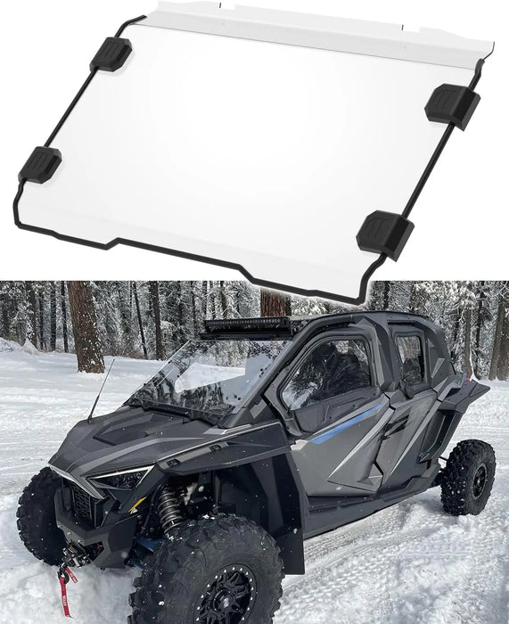 RZR Pro XP Windshield RZR Turbo R Full Clear #2883756 Fit for Polaris RZR PRO XP / XP 4 2020+, RZR TURBO R/ 4 2022+ Front RZR Windscreen-1