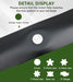 3pcs Lawn Mower Blades Mower Parts Fit for 54 inch John Deere Mowers Replaces OEM #'s M143520,UC22010,M145516,M135590,GX10066, Black-5