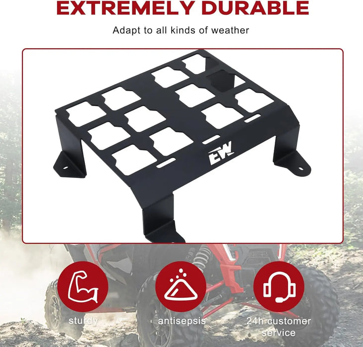 Packout Mounting Plate Compatible with Milwaukee Packout Fit for Polaris RZR XP 1000/ Turbo/ Turbo S 2014-2023 2 Doors and 4 Doors UTV Offroad-4