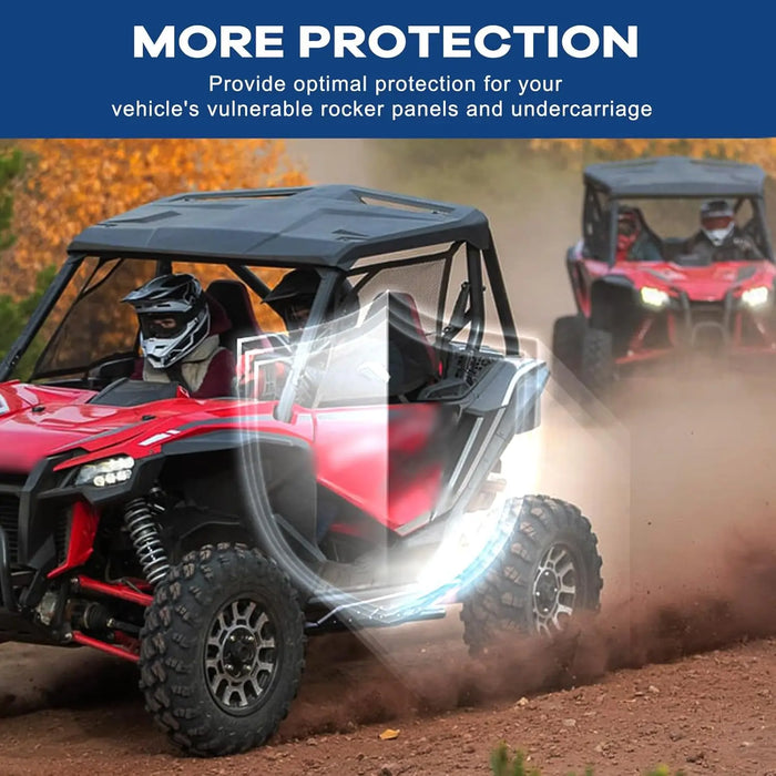 Rock Sliders Side Nerf Bars Aggressive Style Tree Kickers Fit for Honda Talon 1000R/ 1000X 2019+ 2-Seat-3