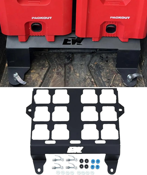 Packout Mounting Plate Compatible with Milwaukee Packout Fit for Polaris RZR XP 1000/ Turbo/ Turbo S 2014-2023 2 Doors and 4 Doors UTV Offroad-1