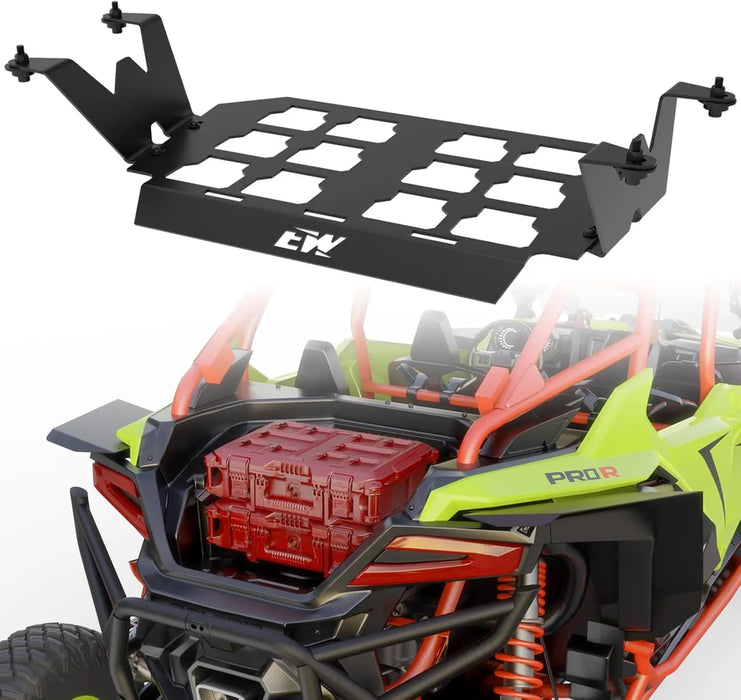  RZR Pro XP Packout Mounting Plate 4 Wide Fit for Milwaukee Packout Compatible with Polaris RZR Pro XP/ R,Turbo R 2 Doors and 4 Doors UTV Offroad-7