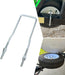 12" U-Bolt Spare Tire Carrier Holder Bracket for Trailer Side Mount 4 or 5 Lug Zinc Plated for Ski Boat, Fishing Boat and Sailboat Trailer-1