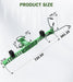 Lawn Mower Trimmer Racks, Weed Eater Rack Holder for Zero Turn Mowers,Quick Clamp & Locking System for Landscaping Lawn Care, Green-7